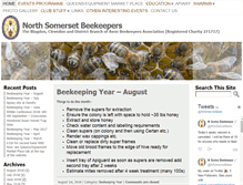 Tablet Screenshot of northsomersetbeekeepers.org